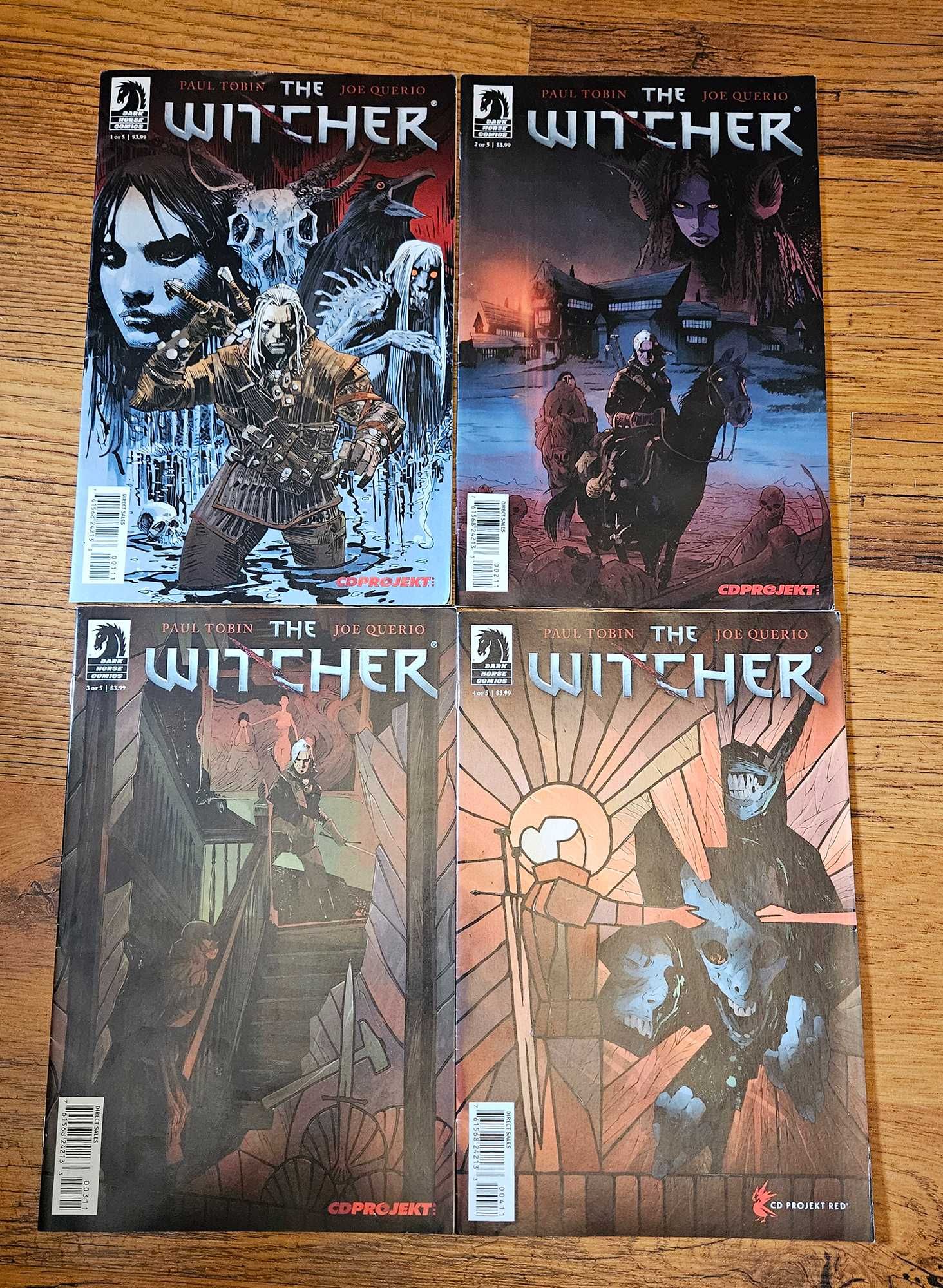 Wiedźmin - komiks, 4 zeszyty, język angielski