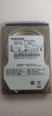Disco rígido Toshiba 2,5" 320gb