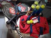Raquetes tenis + extras