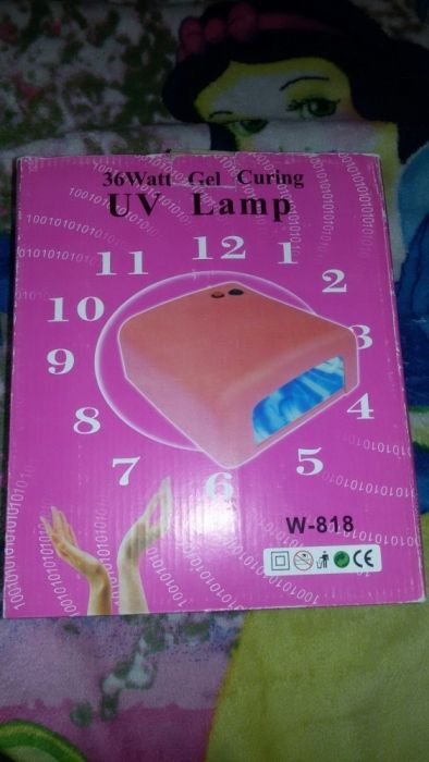 Уф лампа для сушки геля 36W