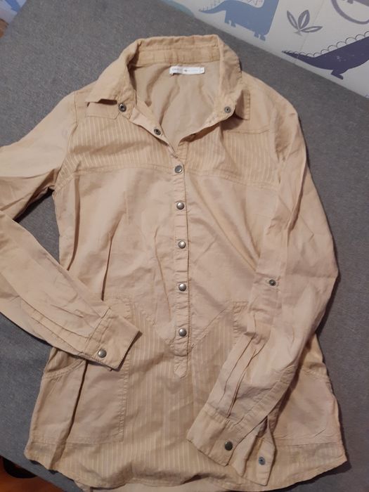 Cienka koszula indyjska z kieszeniami  100% bawełna