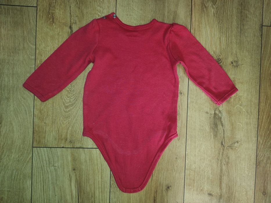 Czerwone body świąteczne z reniferem rozmiar 74 So Cute
