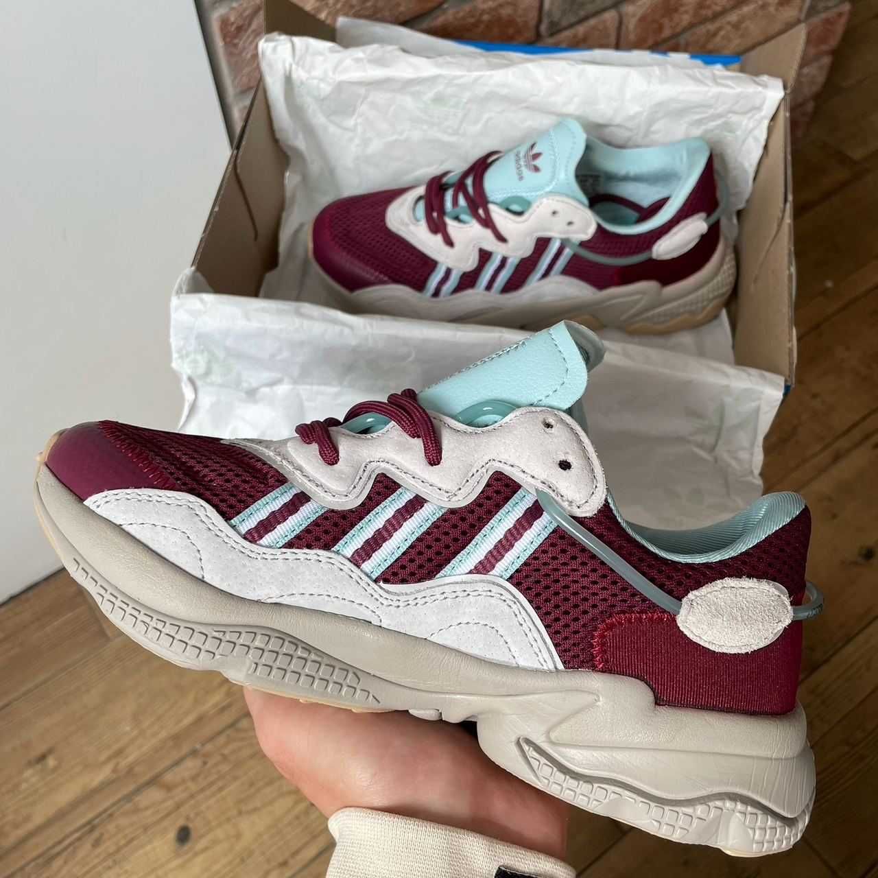 Кросівики - Adidas Ozweego Bordo Blue  (36 - 41 )