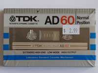 TDK AD 60 model na rok 1982 rynek USA - uszkodzona folia