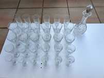 Conjunto copos de cristal
