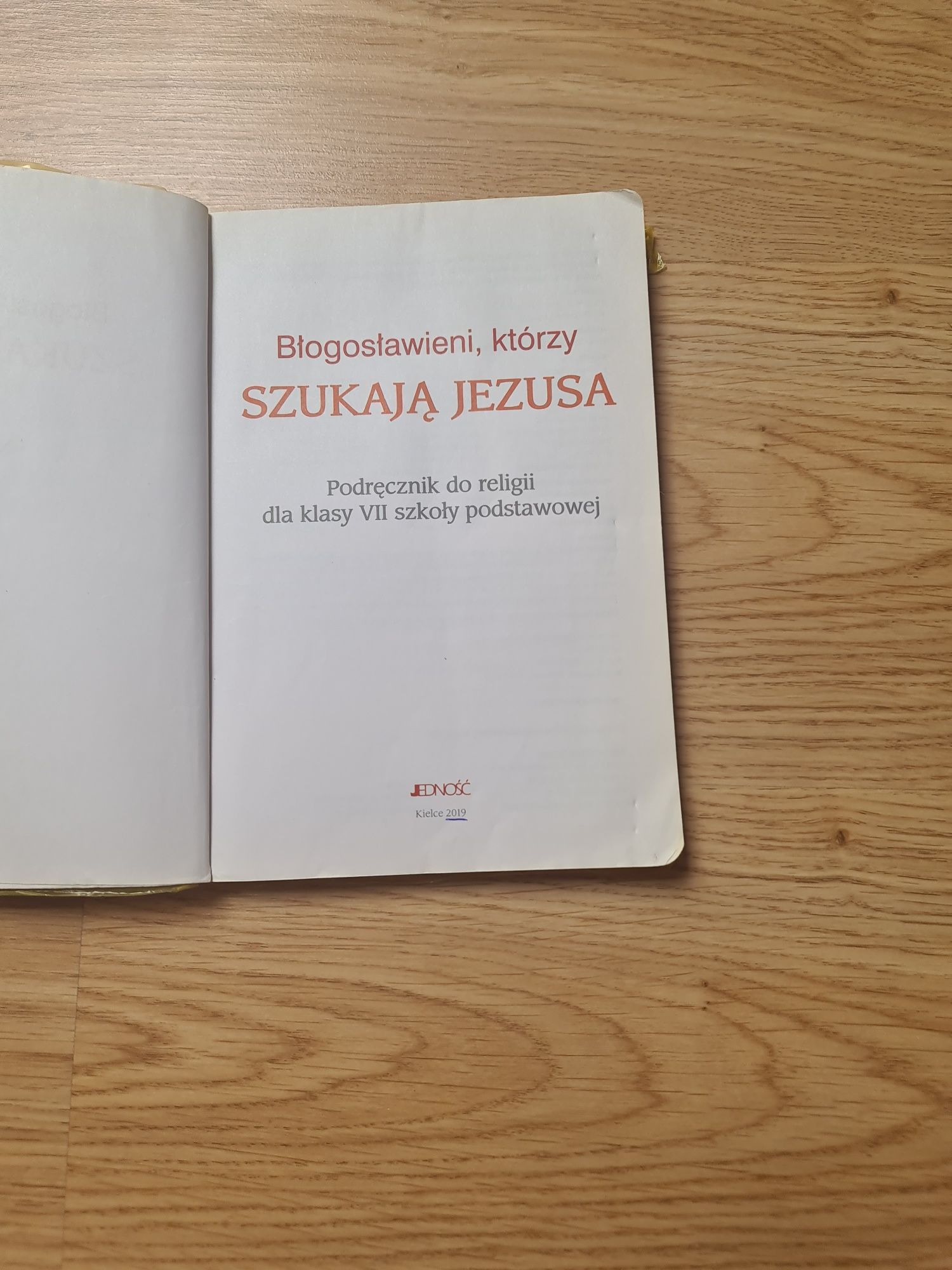 Błogosławieni, którzy szukają Jezusa podręcznik do religii