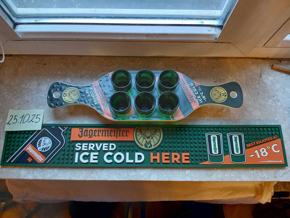 Mata barowa Jagermeister + kieliszki
