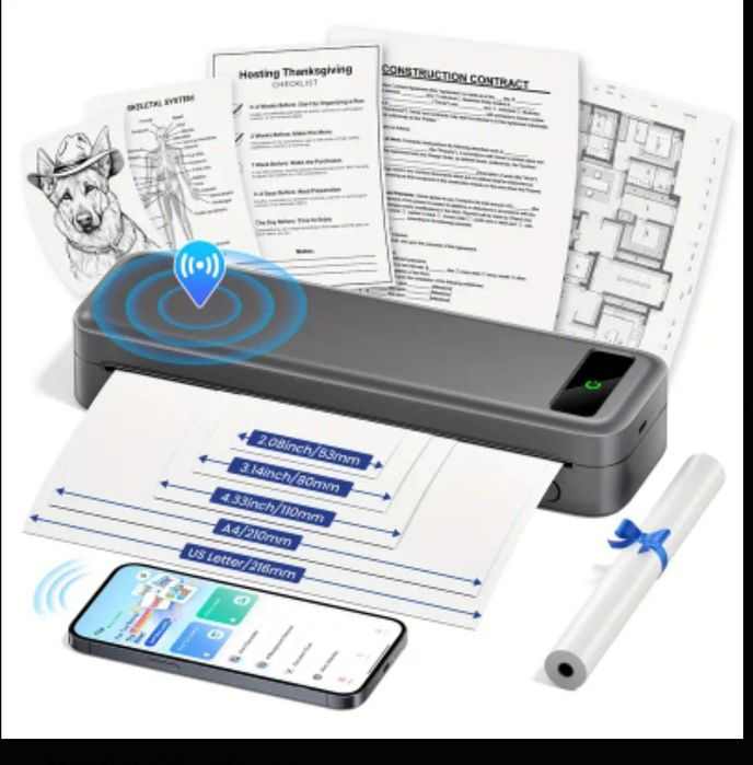 Phomemo drukarka termiczna a4