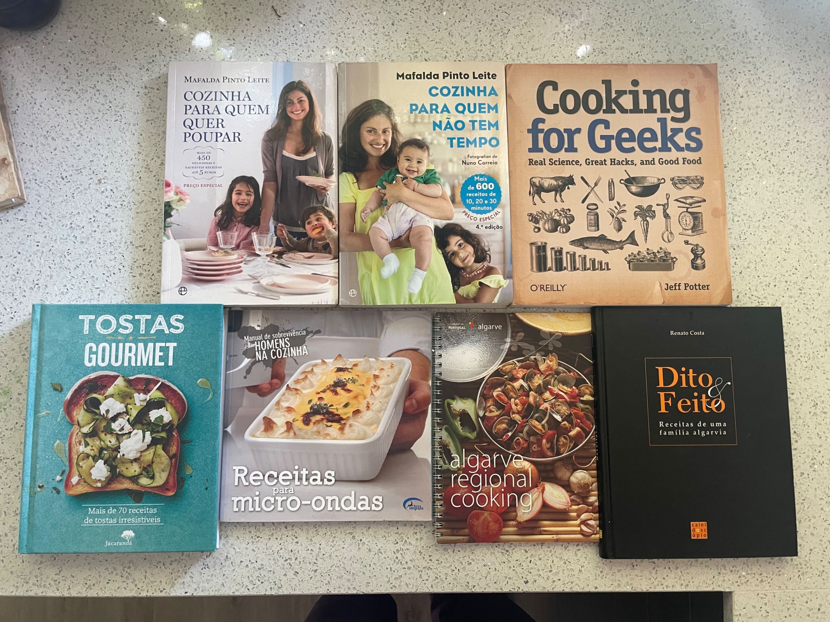 Livros de culinária vários