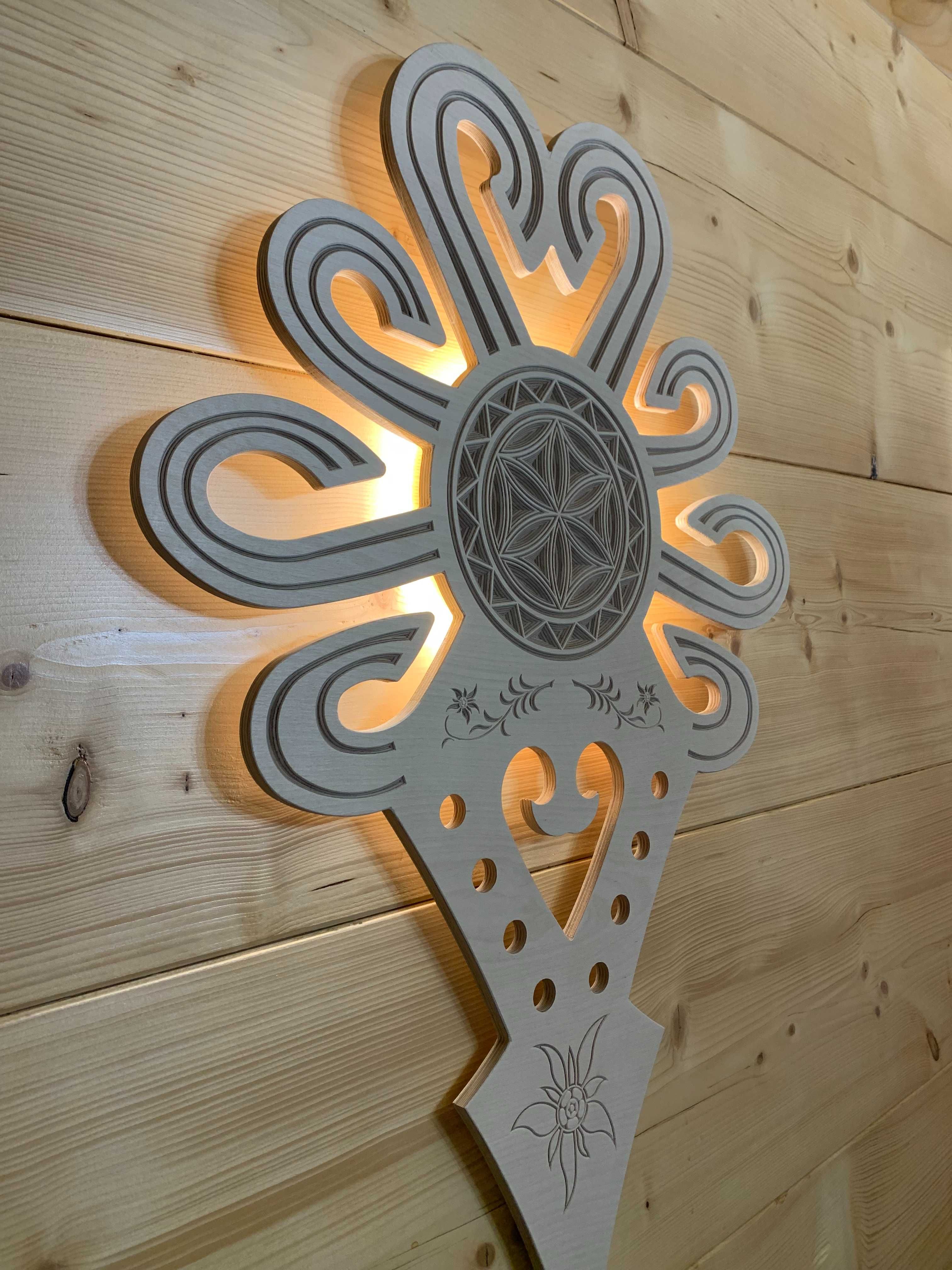 Parzenica lampa Led salon sypialnia pensjonat