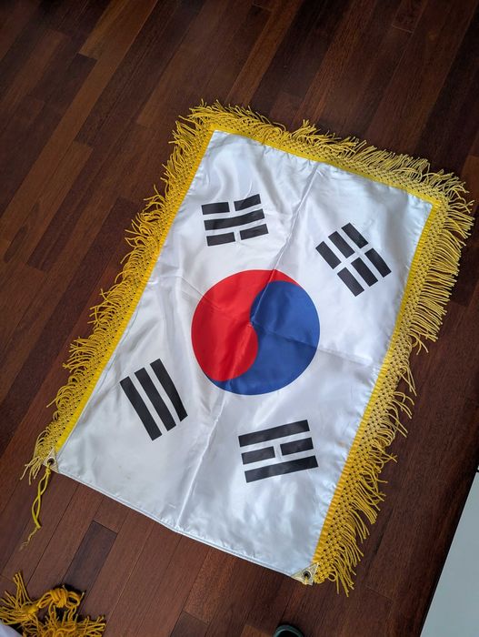 Flaga Korei + Stojak składany na flagę chorągiew maszt