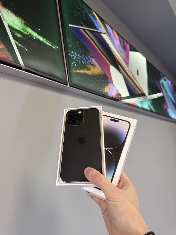 Б/у Iphone 14 Pro Max 256 Space Black рідна коробка та рідний акб 91%