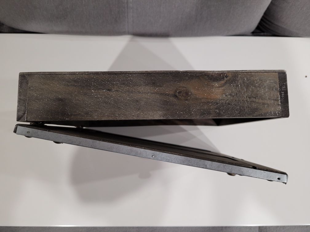Drewniane pudełko szafka skrzynka na klucze loft new york wooden box