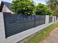 Ogrodzenie brama furta nowoczesne ogrodzenie palisadowe