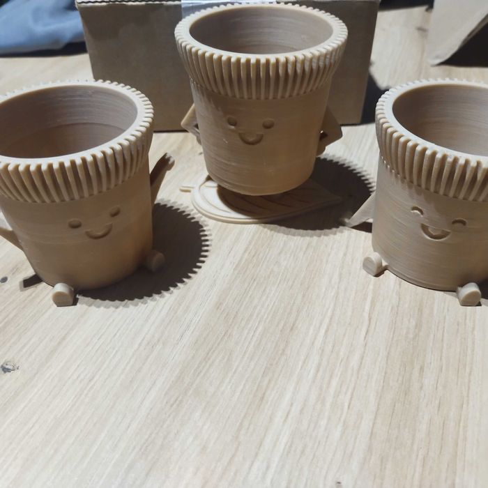 ALOHA FLOWERS Doniczka na sukulenty – zestaw 3 doniczek