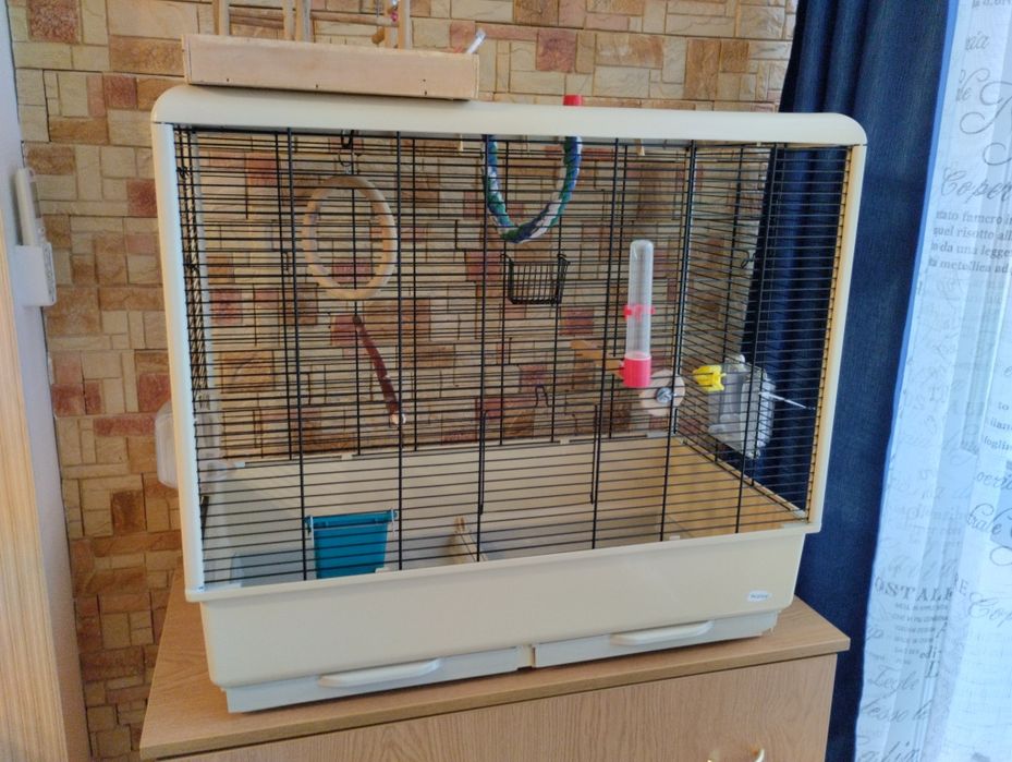 Велика клітка Ferplast Piano 5  для хвилястих папуг та малих птахів