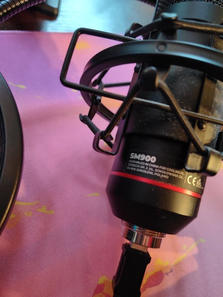 SPC Gear SM900 Mikrofon że statywem