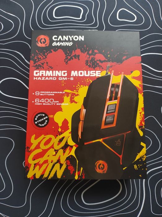 Мышь/Мышка Canyon CND-SGM6N USB Black Б/У