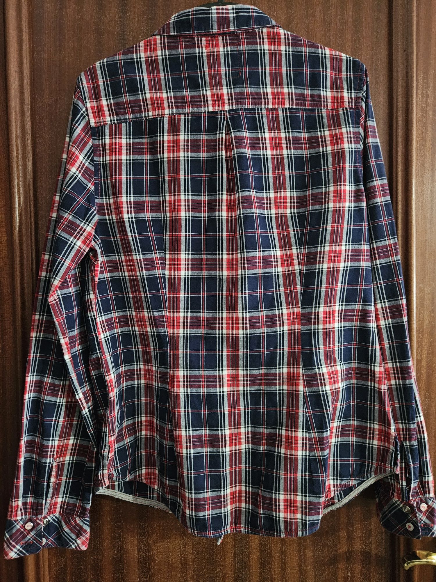 Camisa padrão xadrez C&A tamanho L