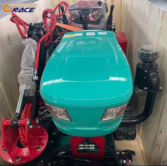 Trator cultivador esteira