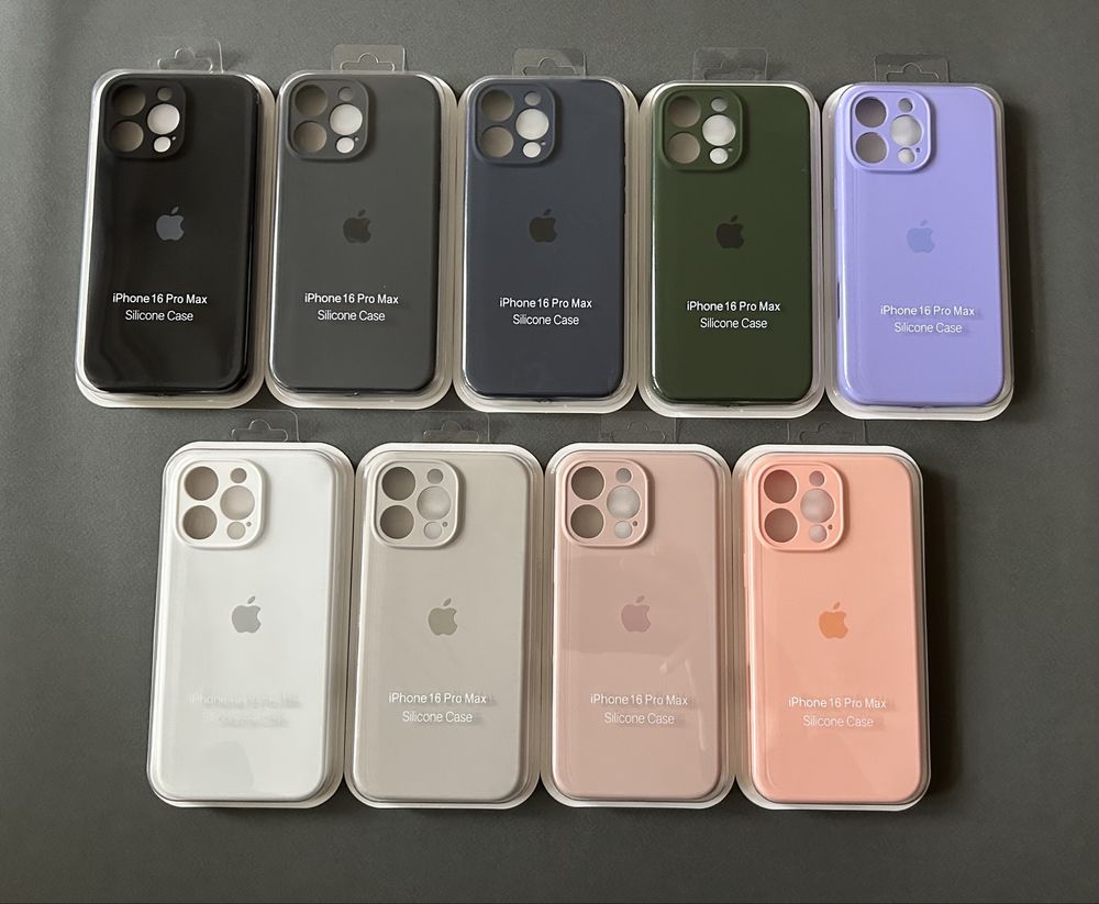Чехол silicone case full camera закрыта камера айфон iphone 16 pro max