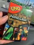 Karty do Gry Uno Minecraft Gra Planszowa Karciana Logiczna nie flip