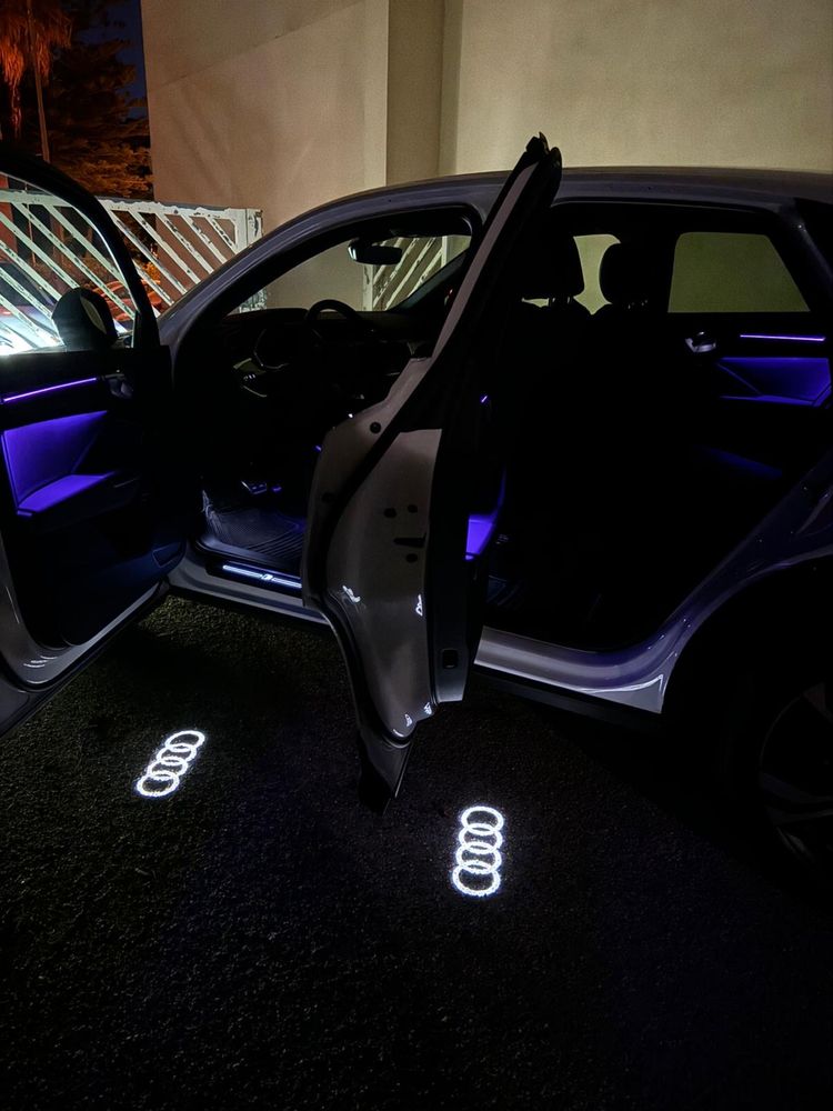Проекція в дверні карти OOOO та S-line для ауді,audi,оригінал!