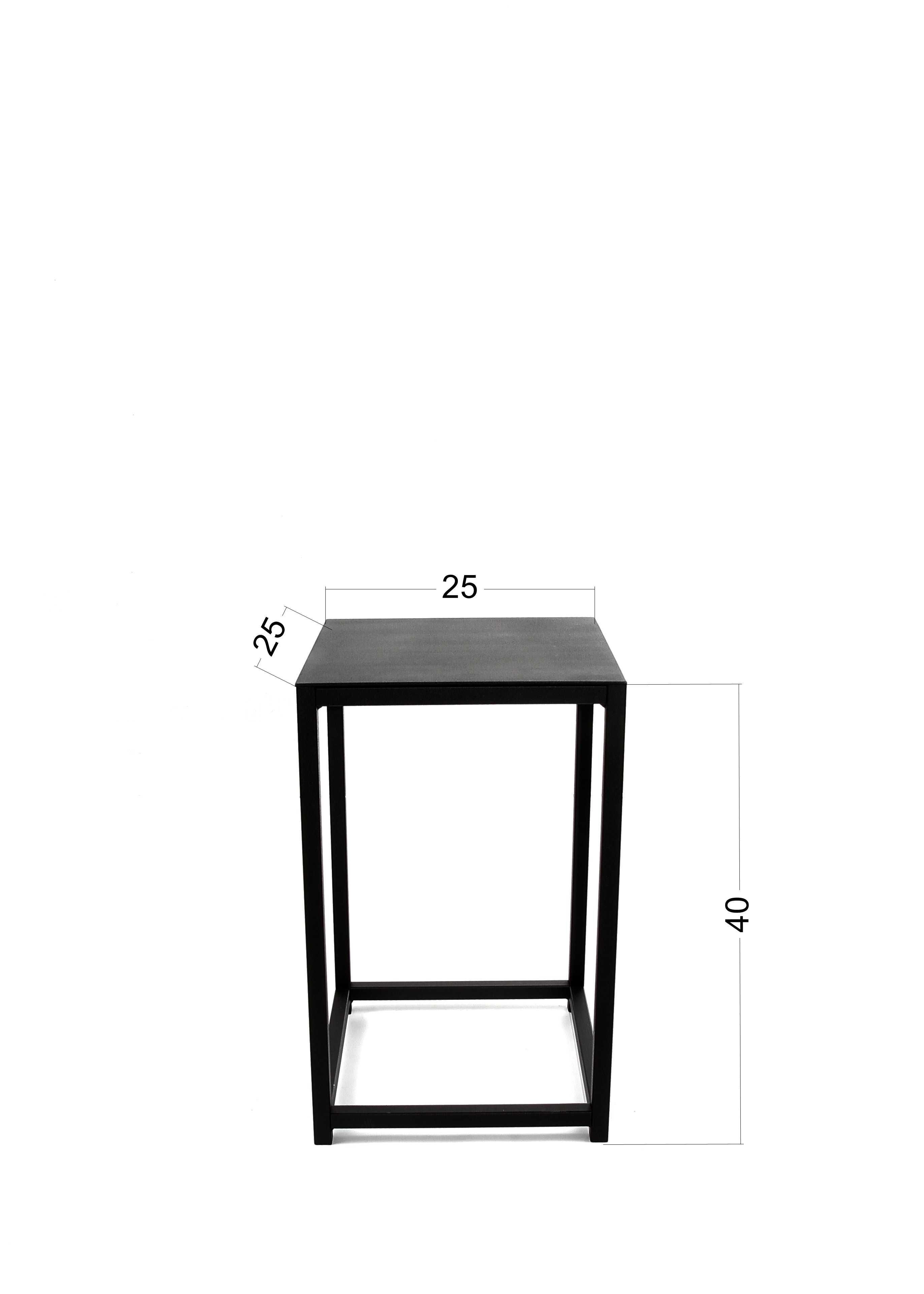 Kwietnik Metalowy LOFT, Stojak na kwiaty 40x25x25cm