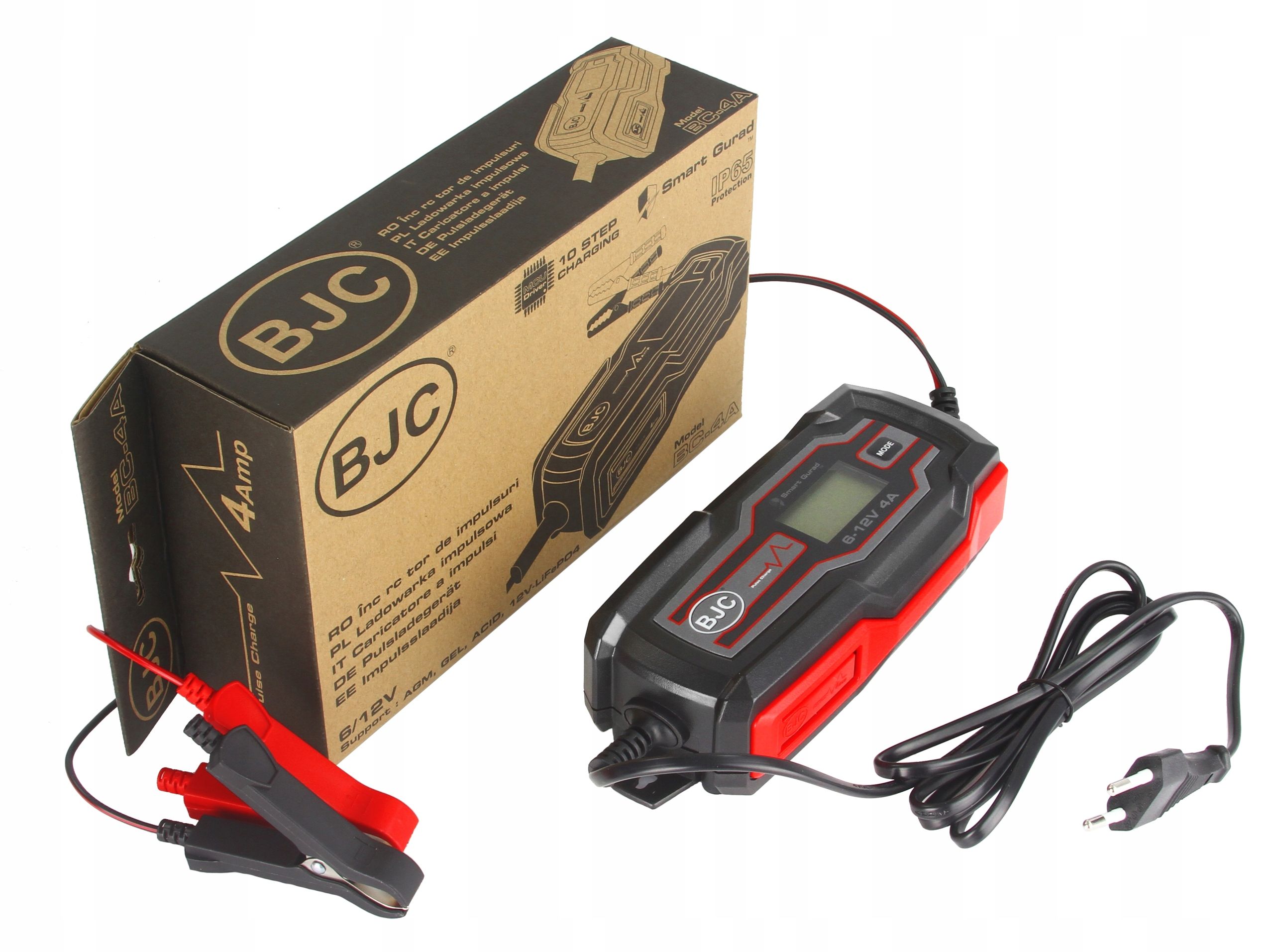 Ładowarka Akumulatora Żel Agm Prostownik Bjc 6/12V Bc-4A