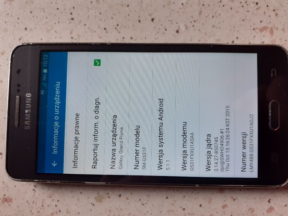 Samsung Grand Prime G531F LTE NFC