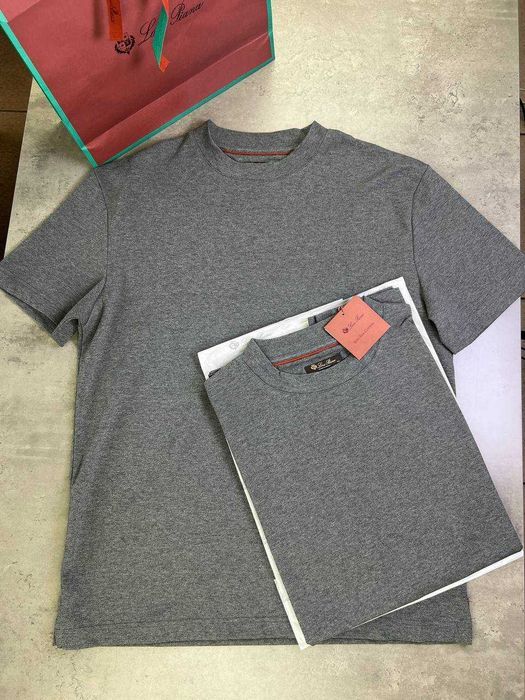 Мужская футболка Loro Piana футболка с вышивкой Лоро Пиана f665