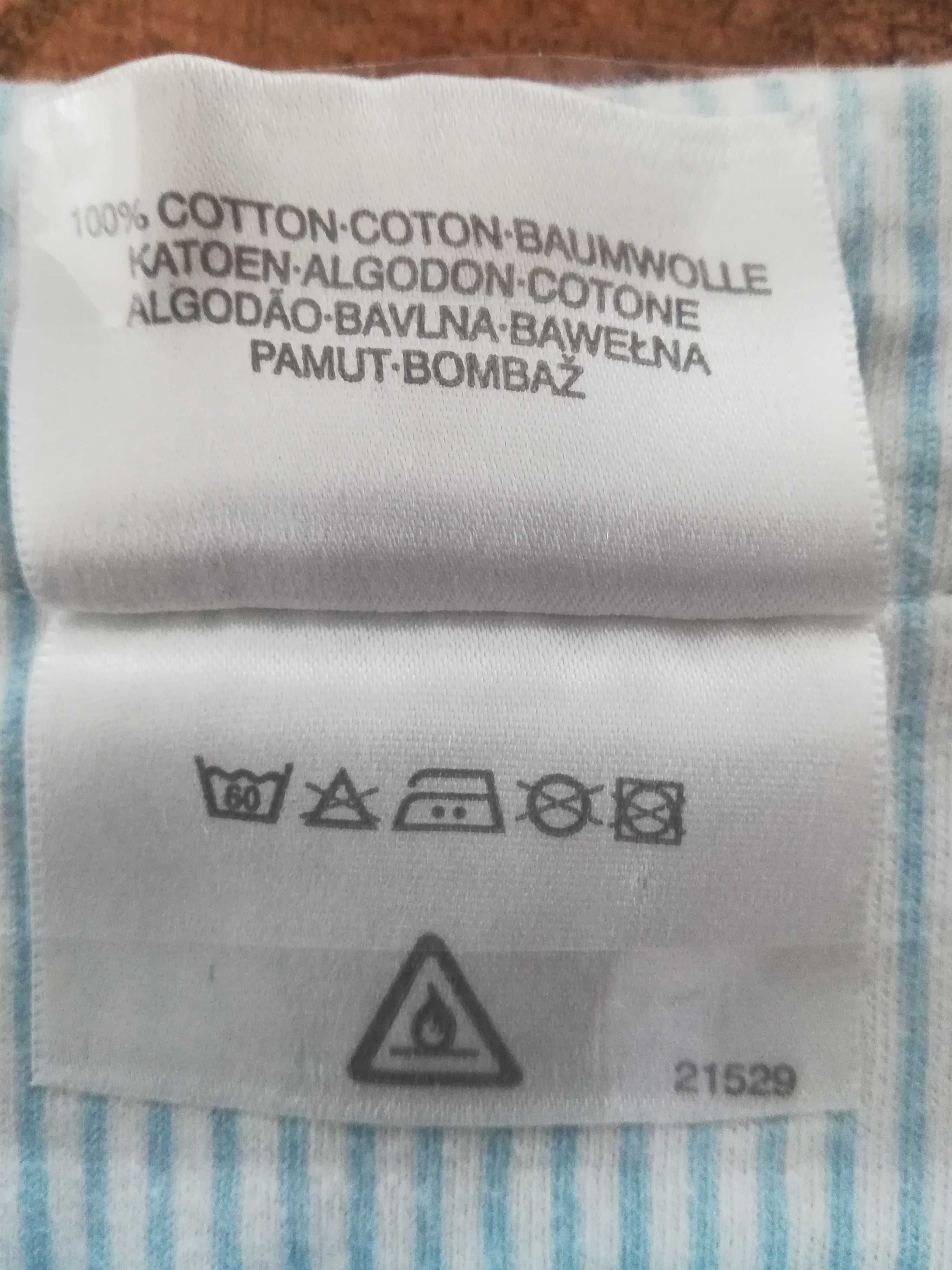 Camisa de noite C&A algodão 100% nova tons de azul tamanho grande