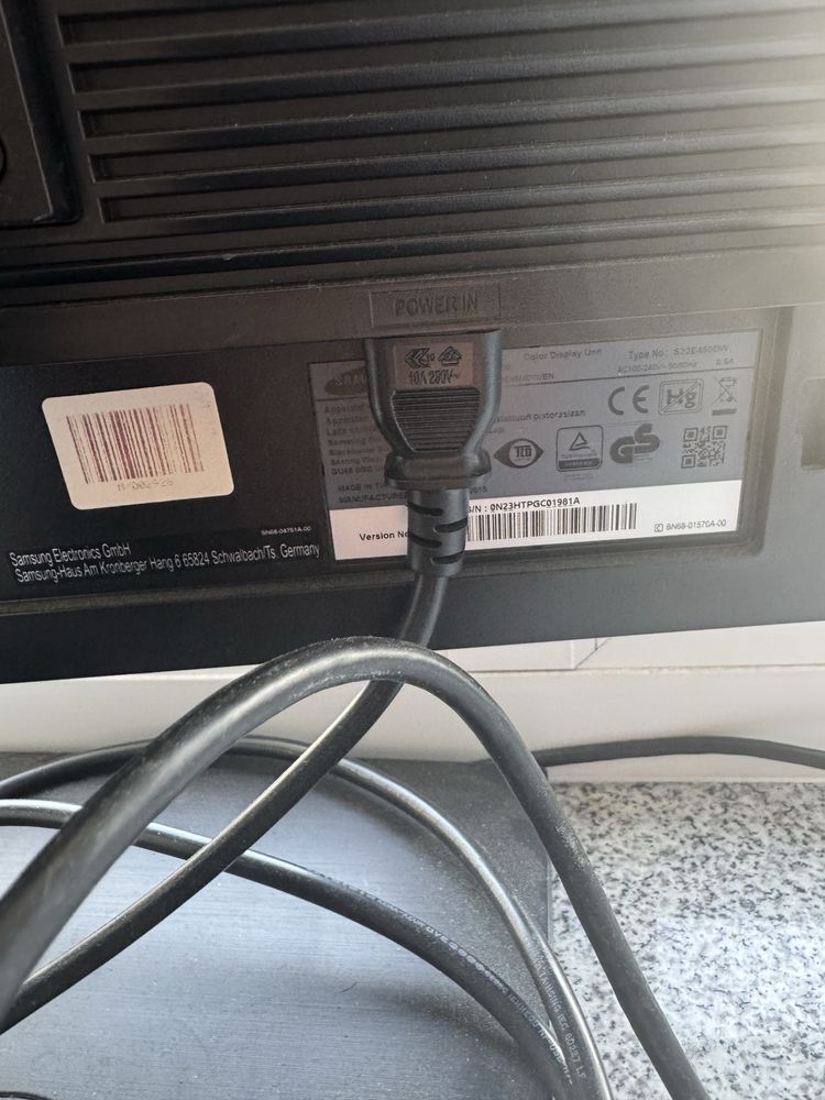Monitor 22 cale samsung ls22e45udw/en