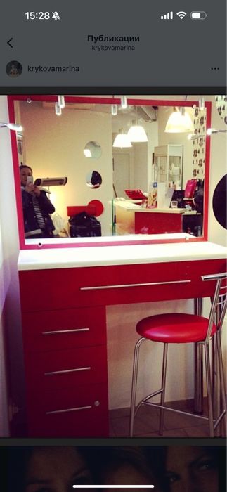 Стол для визажиста, бровиста