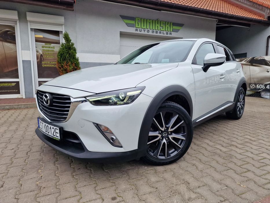 Mazda CX-3 1.5D*FullLedy*Skóra*Kamera*HeadUp*KeylessGo*ZAREJESTROWANY