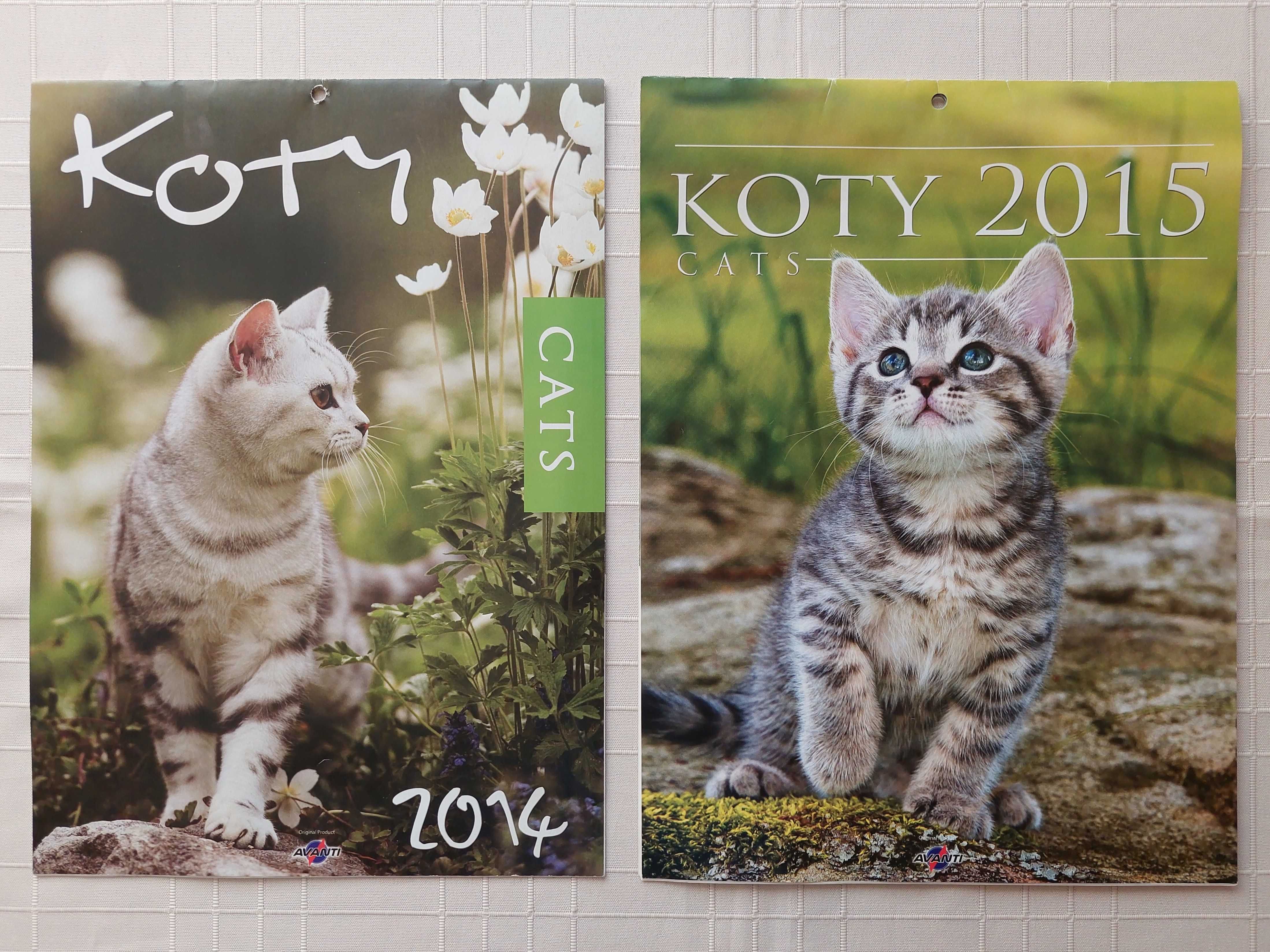 Kalendarze Avanti - Koty (2014 i 2015)