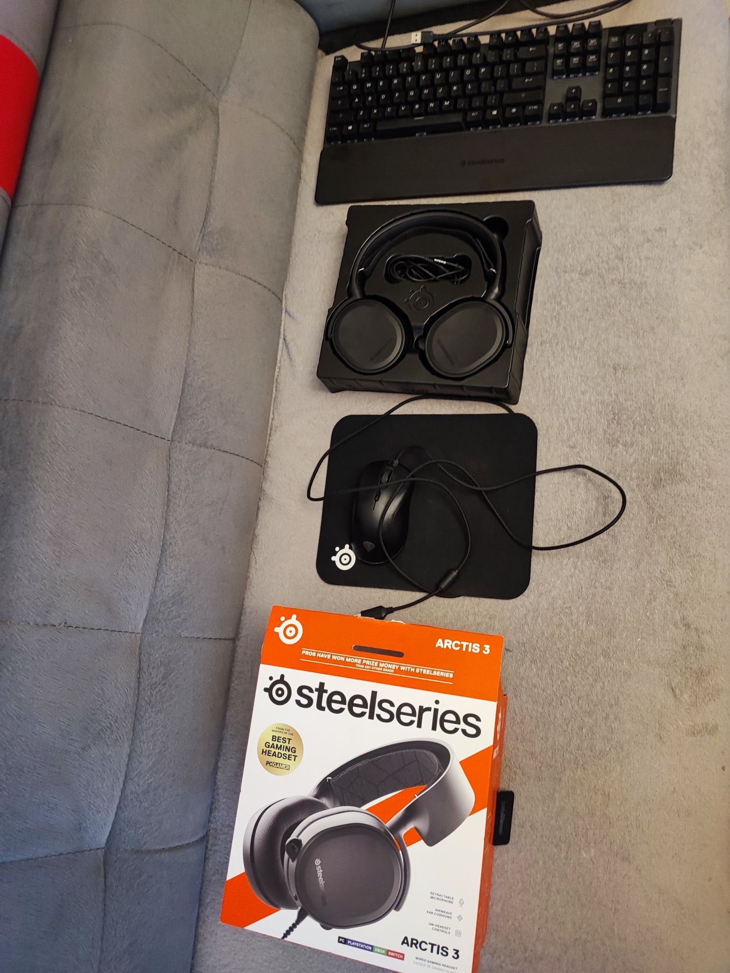 steelseries apex 5 arctis 3 Genesis krypton 200