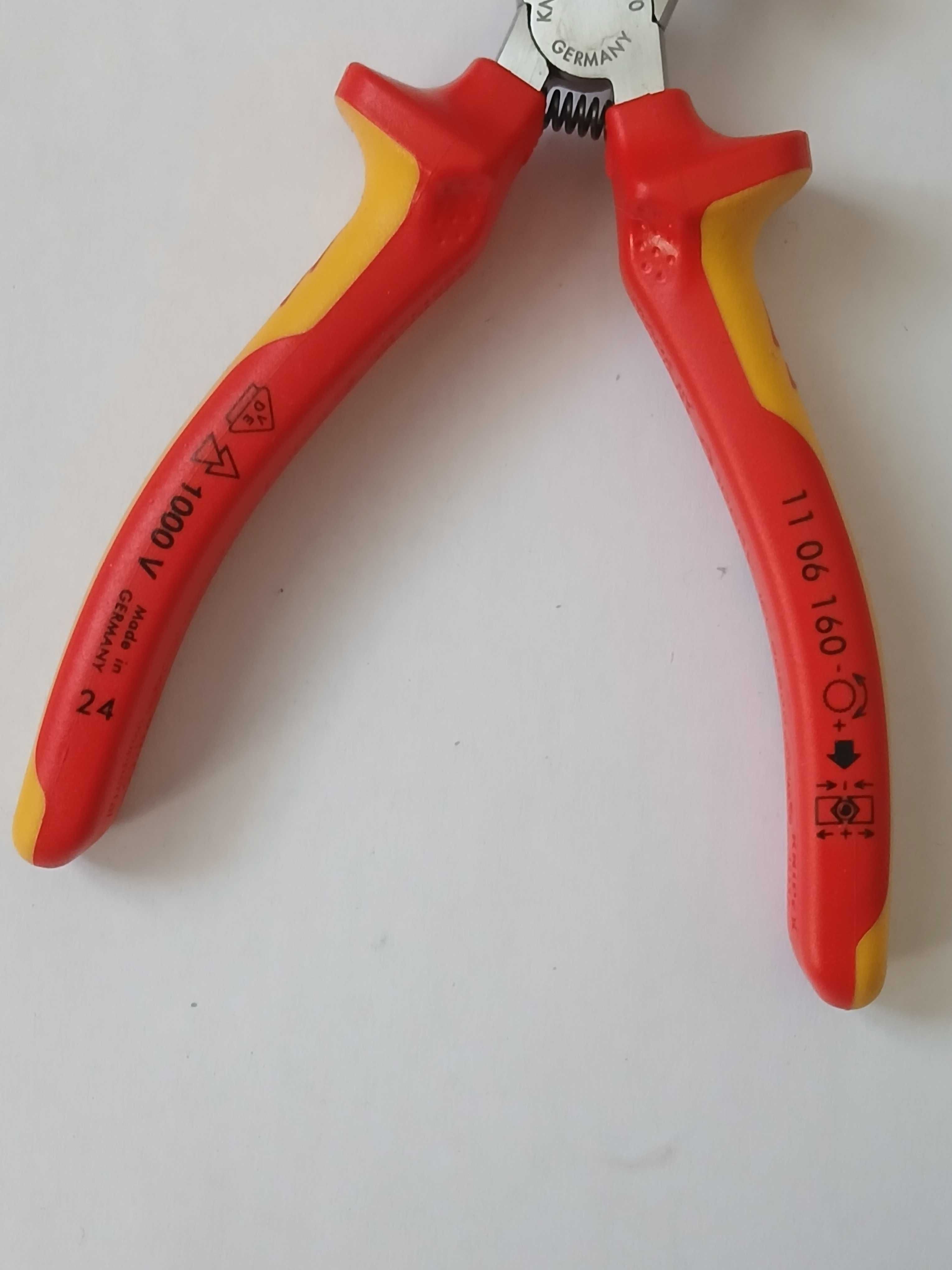 Szczypce Knipex do ściągania izolacji Ze sprężyną rozwierającą*nowe