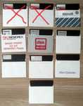 10 disquetes floppy antigas 5.25 - 5 1/4