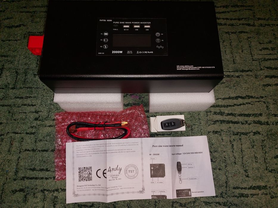 Інвертор Datouboss 2000W 36V