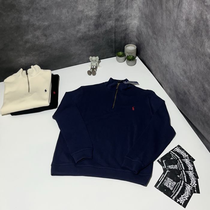 Polo zip 1/3 светр пуловер кофта