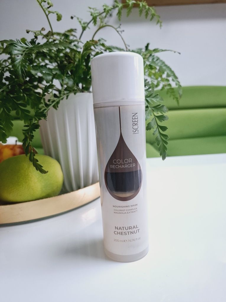 Maska Screen koloryzująca color natural chestnut brązowy pielęgnacyjna