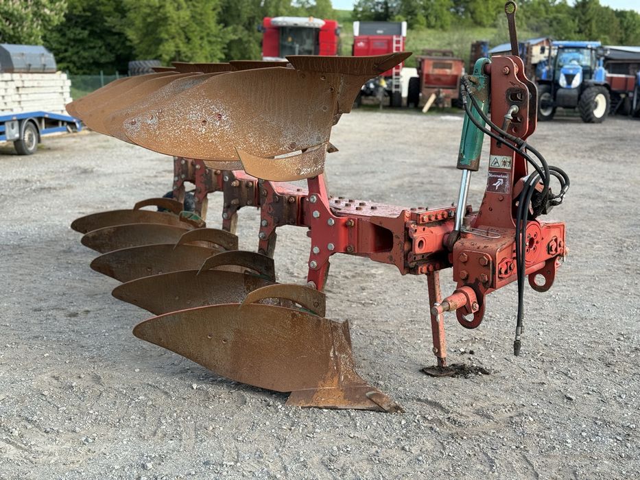 Pług Obrotowy 5 skibowy Kverneland EM85 zabezpieczenie śrubowe 4+1