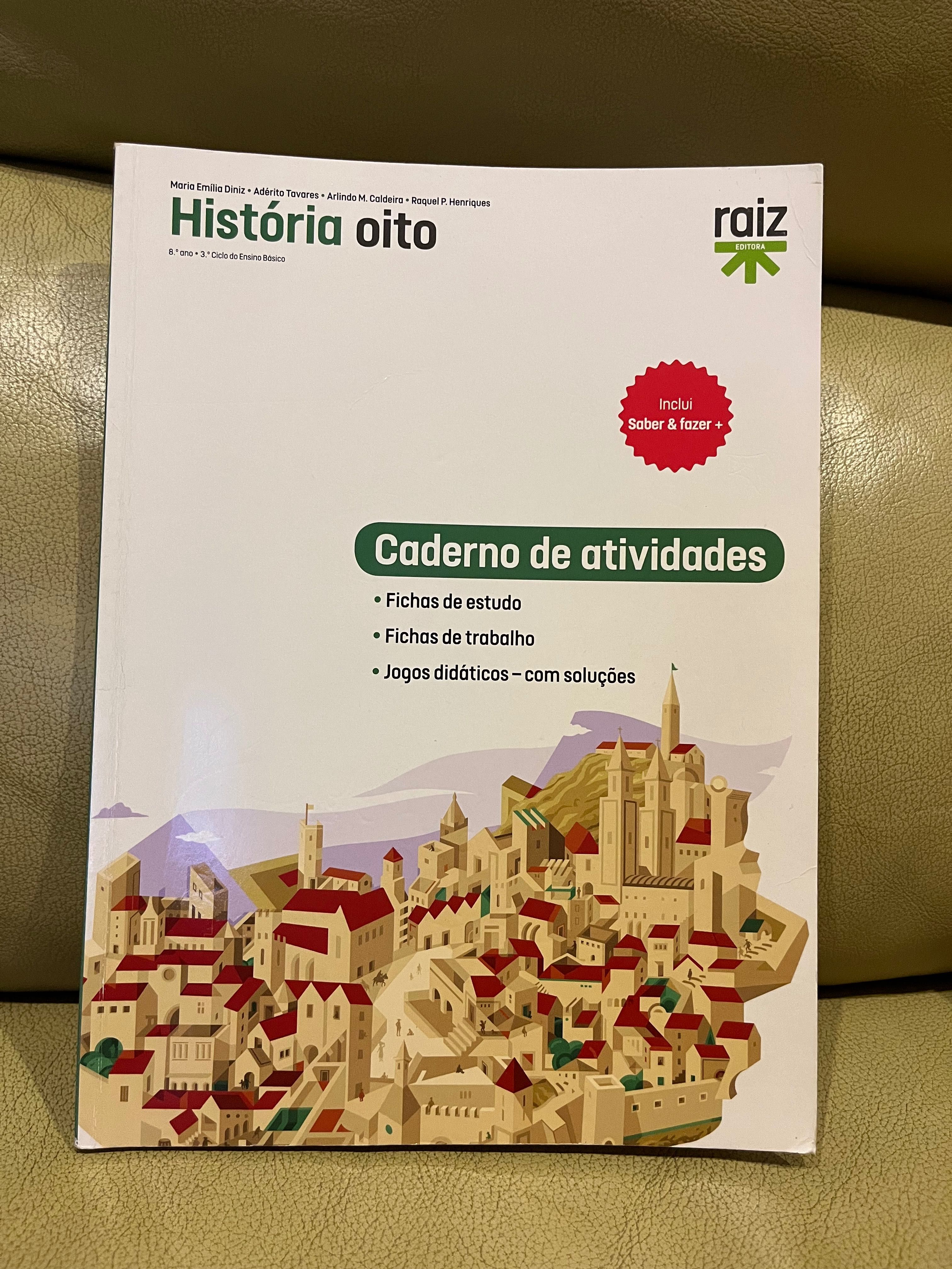Caderno de atividades história oito 8ano