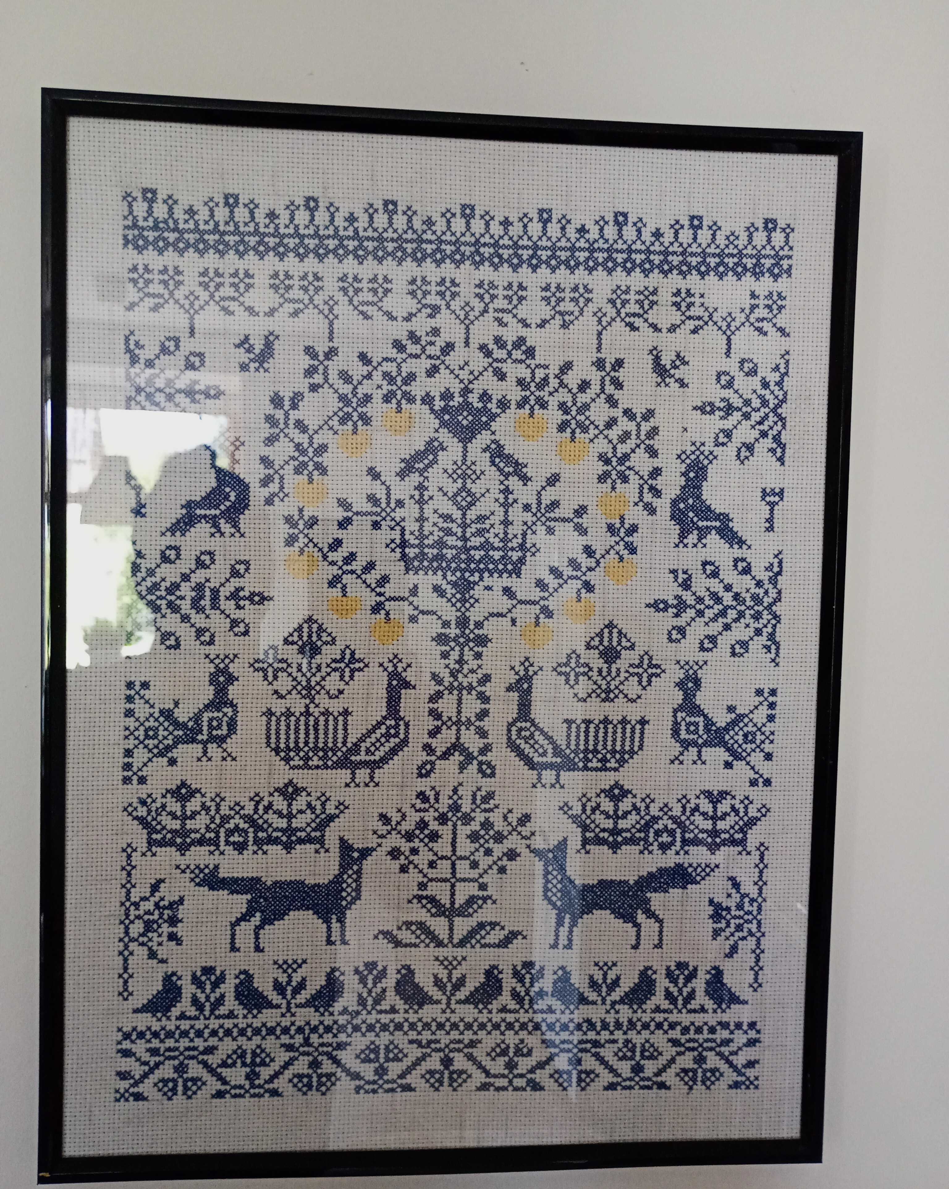 Obrazek ręcznie haftowany