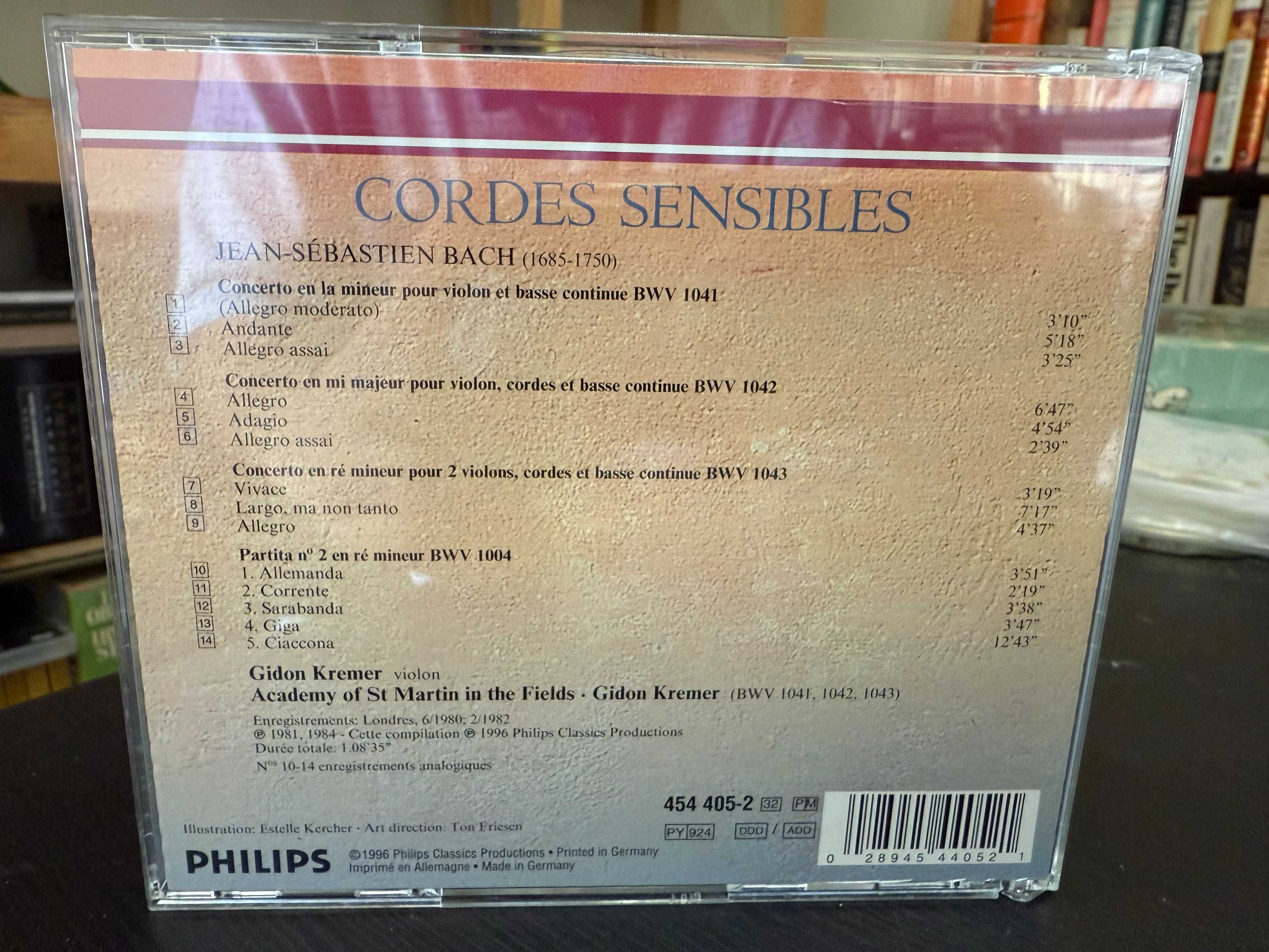 Bach – Violin Concertos – Gidon Kremer, Acad. St. Martin-in-the-Fields
