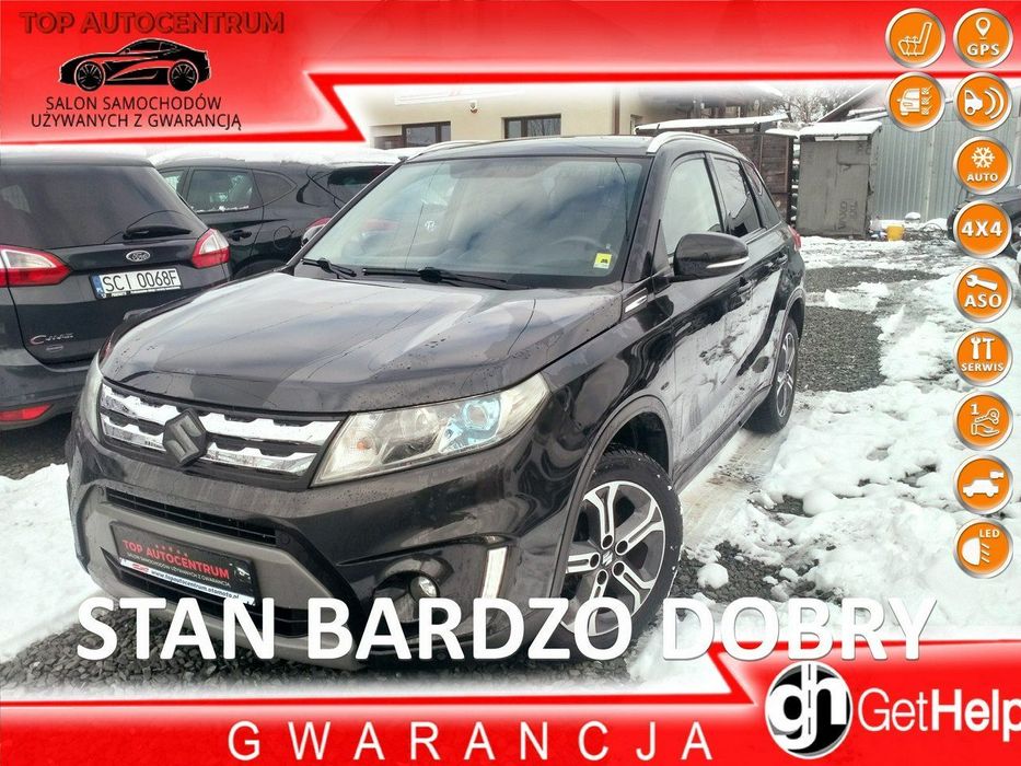 Suzuki Vitara Allgrip 1.6 benzyna120 KM Klimatronic Navi LED Kamera Hak