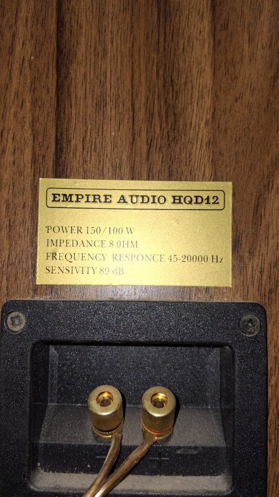 Kolumny Empire audio HQD12 +DVD harman/kardan