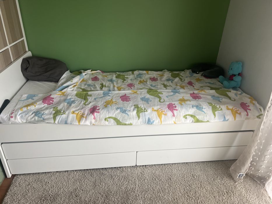 Cama dupla cor branca