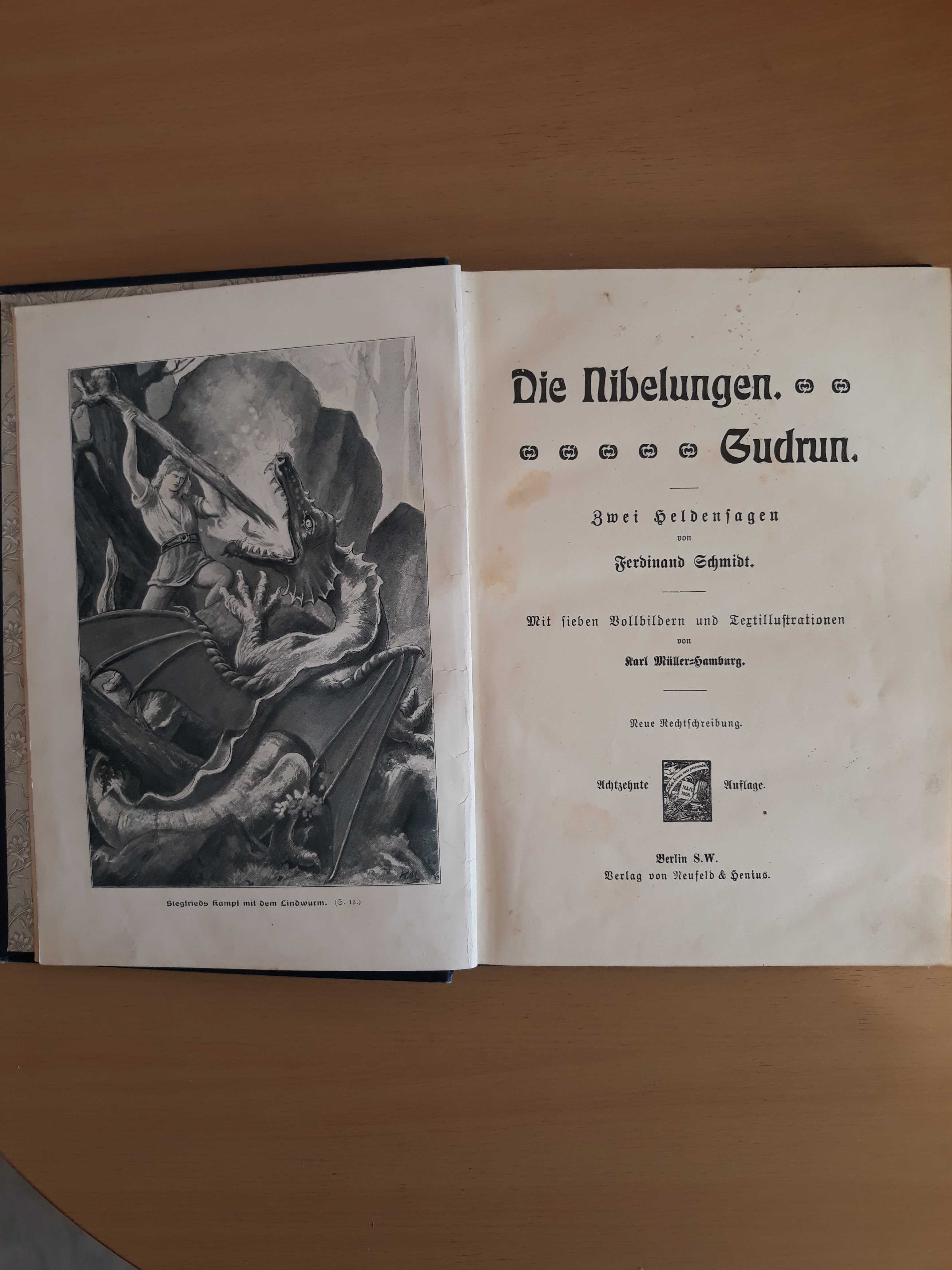 Książka Die Nibelungen Gudrun